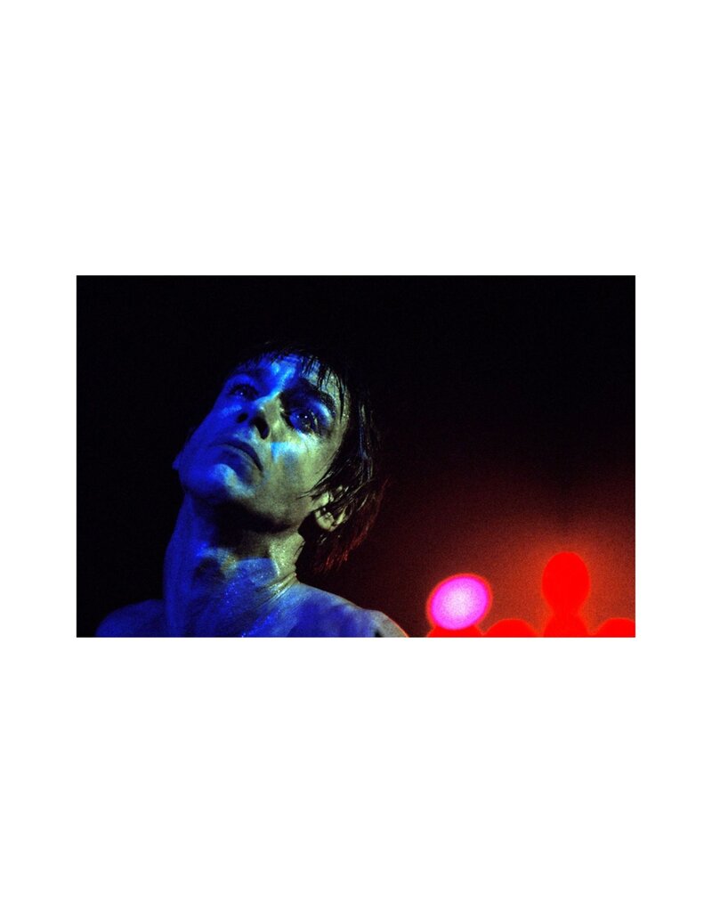Rock Blue Iggy 1977 by Mick Rock