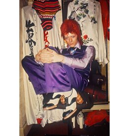 Rock Bowie Backstage Purple Trousers 1973 by Mick Rock