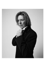 Rock Bowie in Black Jacket Looking Down NYC 2002  by Mick Rock