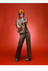 Rock Bowie, Sax Full Length Colour, London 1973  by Mick Rock