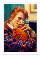 Rock Bowie, CU With Cigarette, Queenliner, UK 1973  by Mick Rock