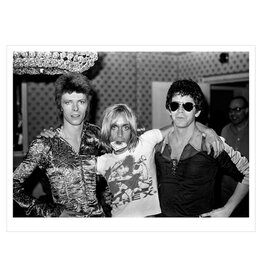 Rock Bowie, Iggy & Lou Reed 2, Dorchester Hotel, London 1972  by Mick Rock