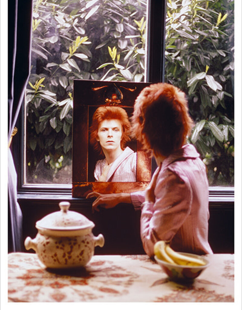 Rock Bowie In Mirror, Haddon Hall, UK 1972, 4060  by Mick Rock