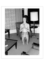 Rock Bowie Praying on Knees, Chicago 1972  by Mick Rock