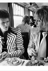 Rock Bowie & Ronson Lunch On The Train to Aberdeen, UK 1973  by Mick Rock