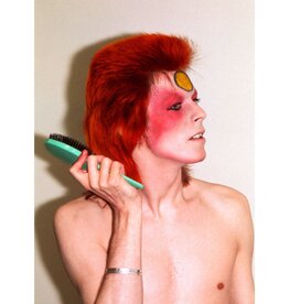 Rock Bowie With HairBrush, UK Summer 1973 by Mick Rock