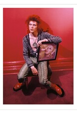 Rock Bowie With Hunky Dory Album Cover, Haddon Hall, UK 1973 by Mick Rock