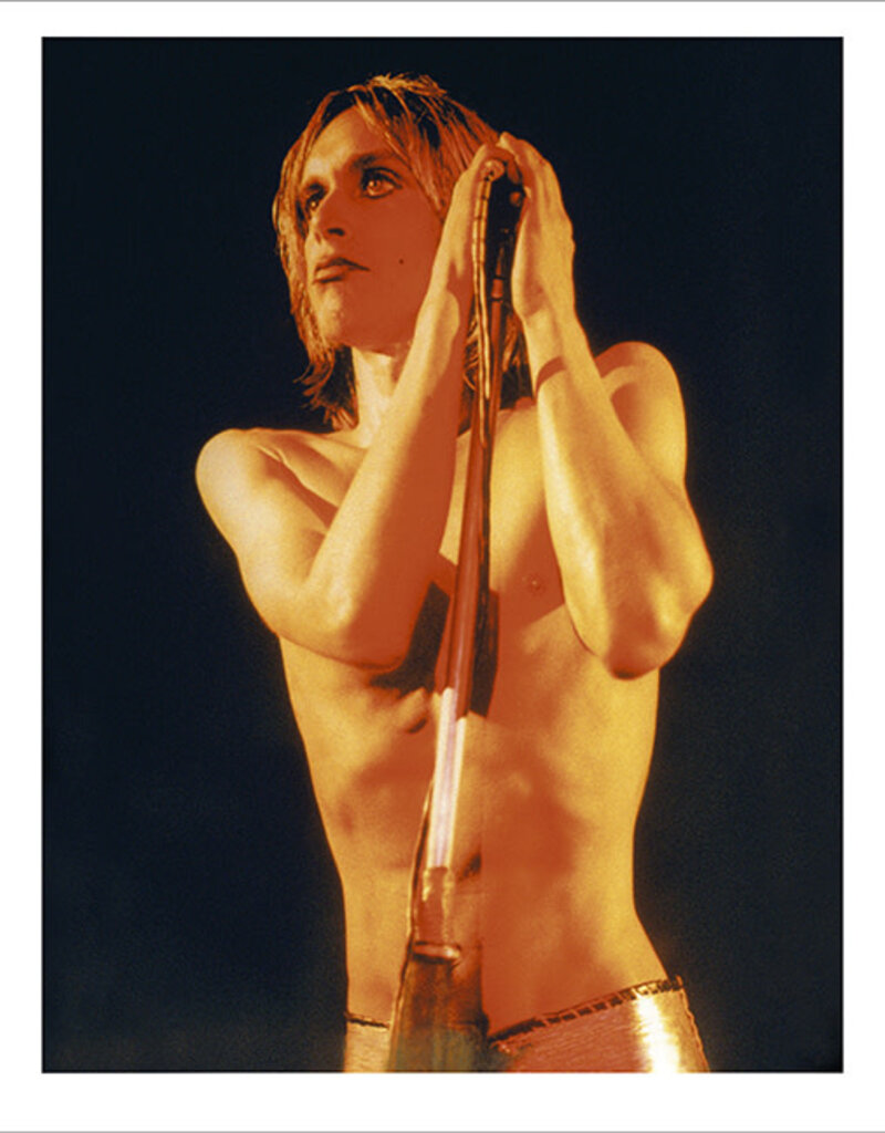 Rock Iggy Pop Raw Power Album Cover, London 1972 by Mick Rock