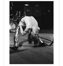 Rock Iggy Pop Back Bend, London 1972 by Mick Rock