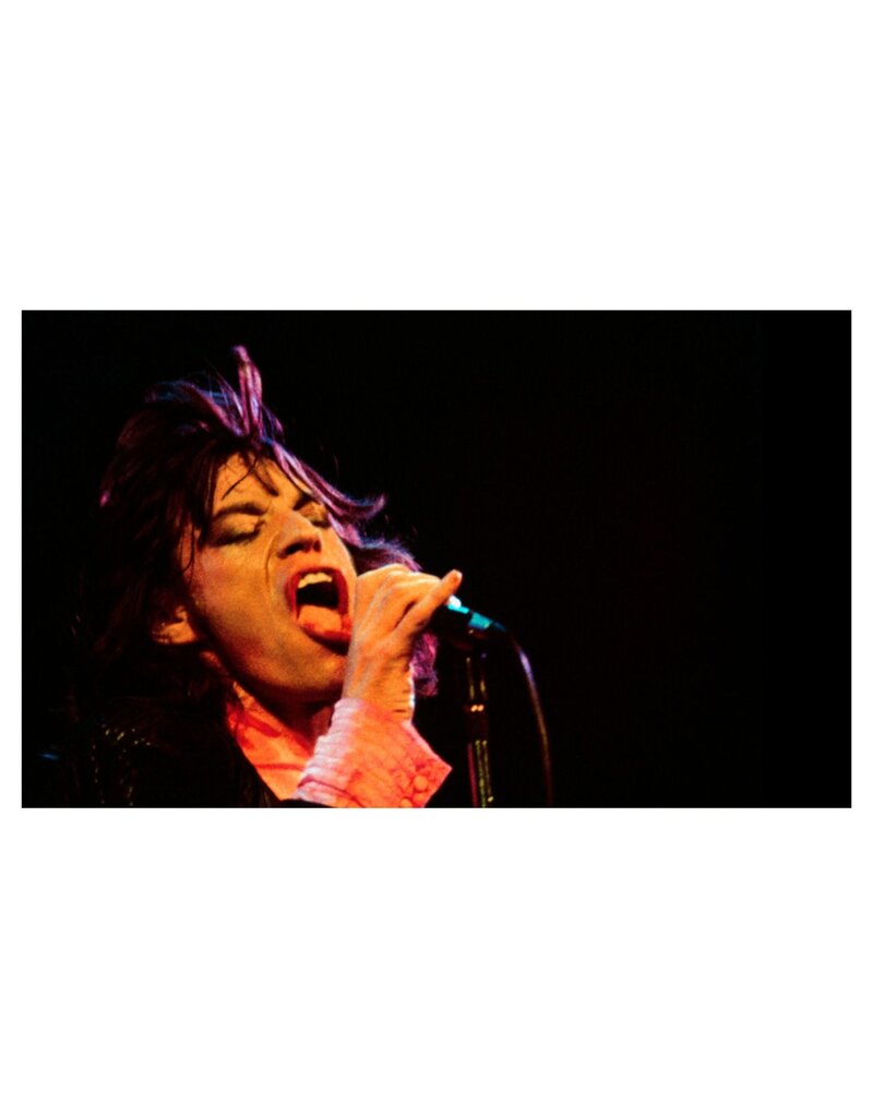 Rock Mick Jagger 1975 by Mick Rock