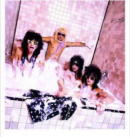 Rock Motley Crue Bubble Bath 2, LA 1986 by Mick Rock