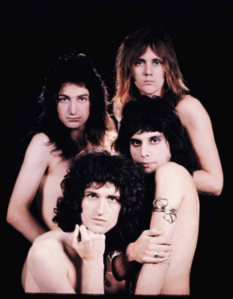 Rock Topless Queen 5 by Mick Rock