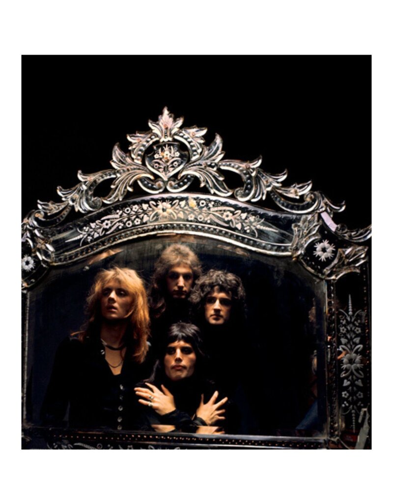 Rock Queen In Mirror 1974 by Mick Rock