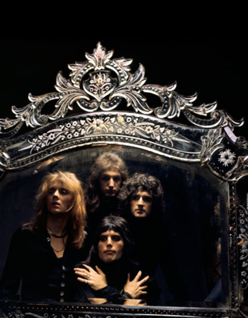 Rock Queen In Mirror 1974 by Mick Rock