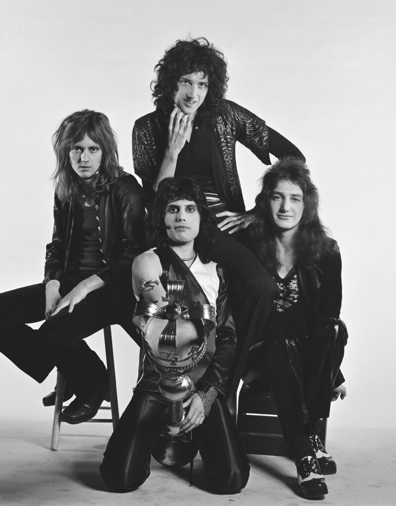Rock Queen With Sceptre, London 1974 by Mick Rock
