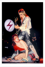 Rock Ronson Straddling Bowie, UK 1973 by Mick Rock