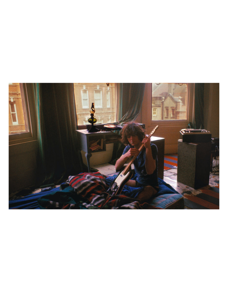 Rock Syd Barrett Tuning Guitar by Mick Rock
