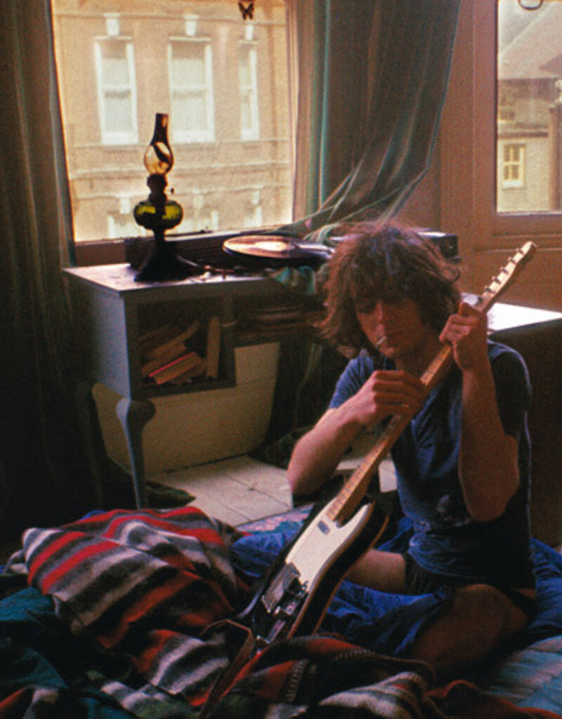 Rock Syd Barrett Tuning Guitar by Mick Rock