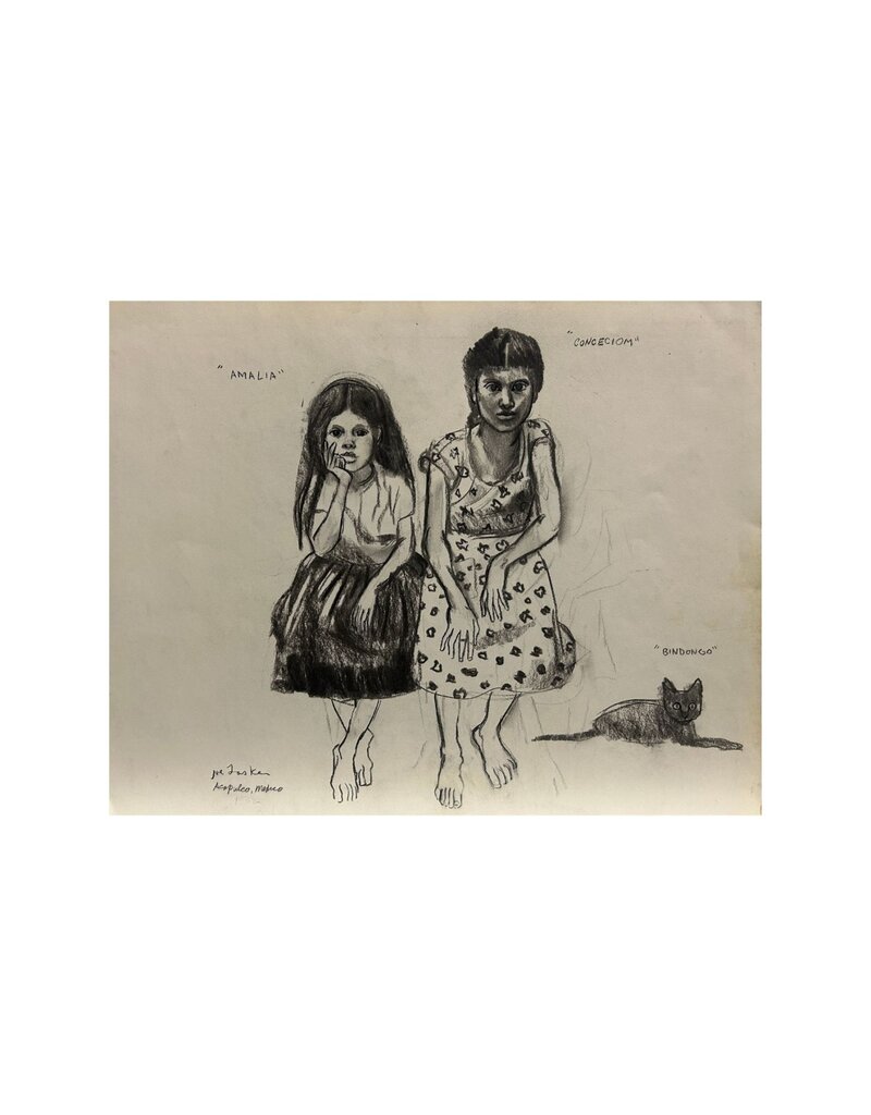 Lasker Two Girls by Joe Lasker