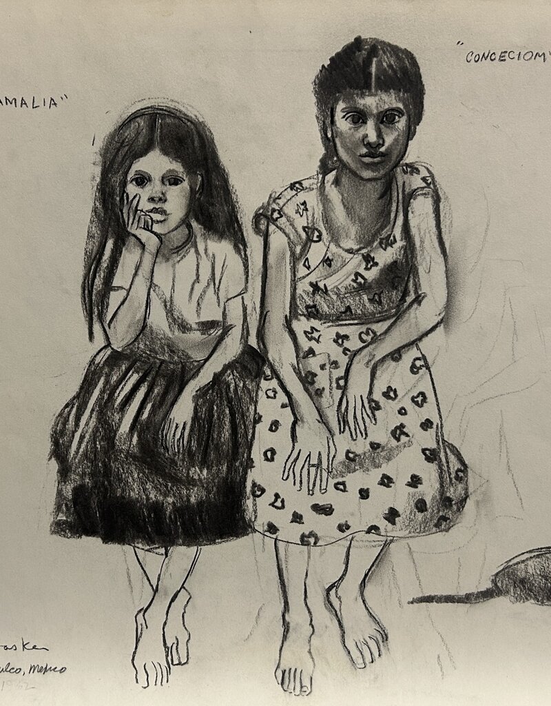 Lasker Two Girls by Joe Lasker