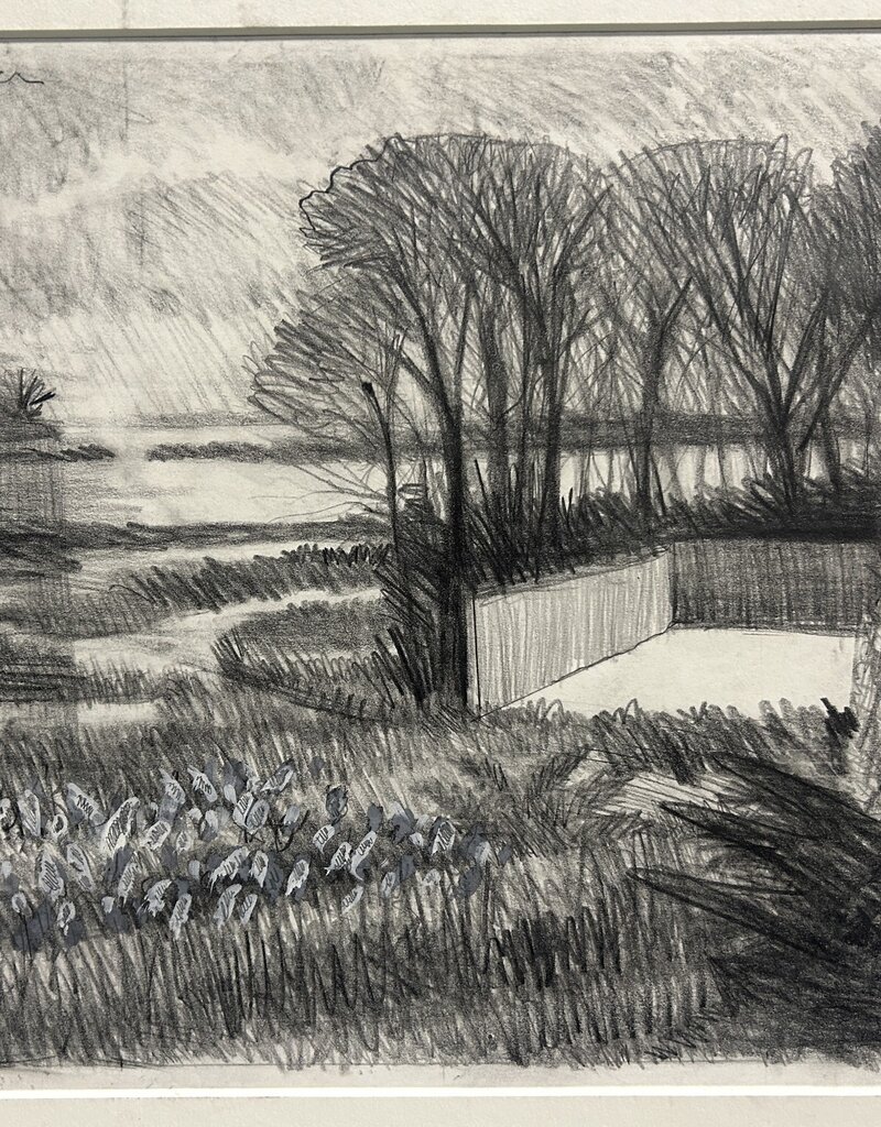 Lasker Tennis Court II by Joe Lasker