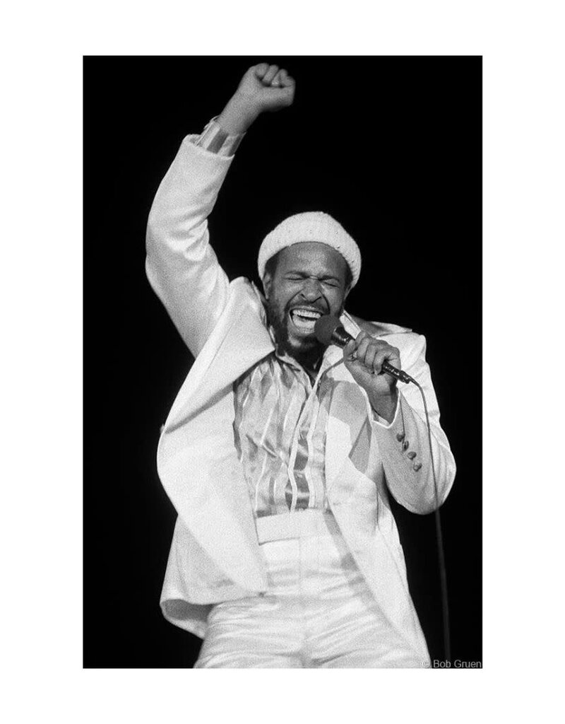 Gruen Marvin Gaye, USA, 1974  by Bob Gruen