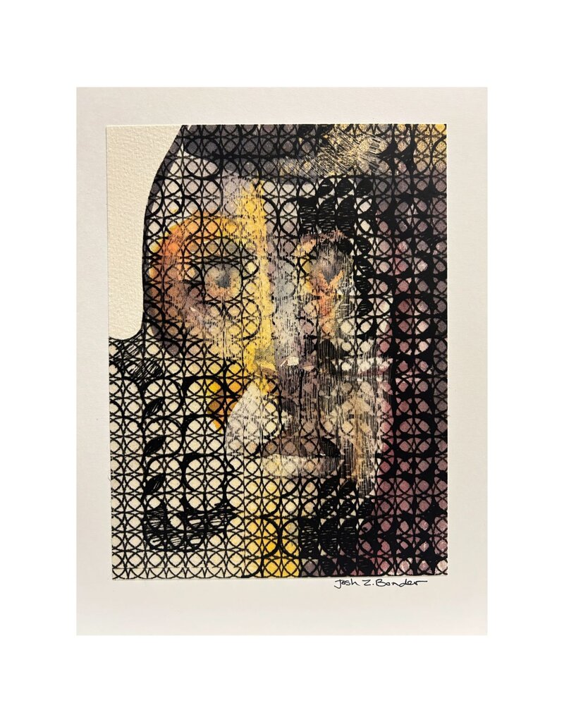 Bonder Abstract Portrait II by Josh Z. Bonder