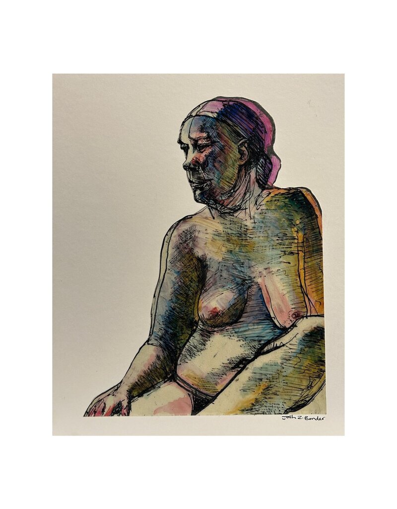 Bonder Abstract Nude by Josh Z. Bonder