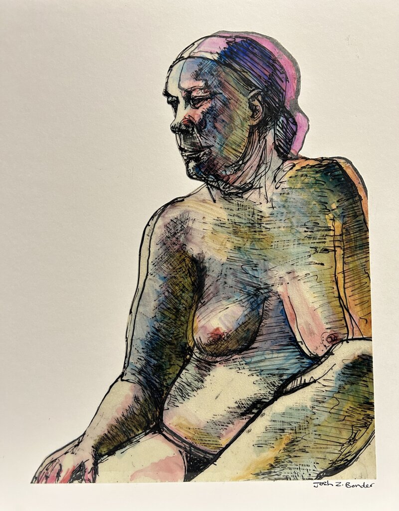 Bonder Abstract Nude by Josh Z. Bonder