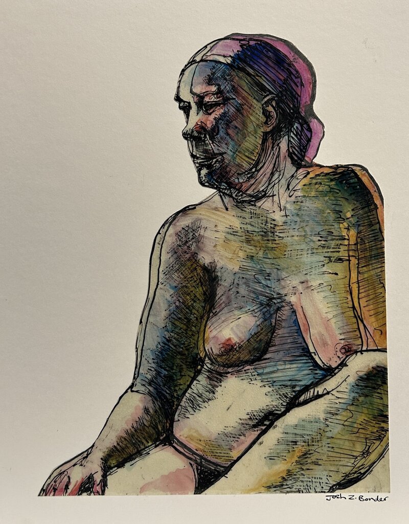 Bonder Abstract Nude by Josh Z. Bonder