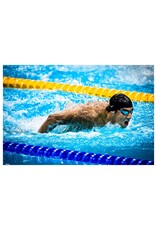 stoltman Michael Phelps, Competing in the 200 meter Butterfly at the London Olympics by Adam Stoltman