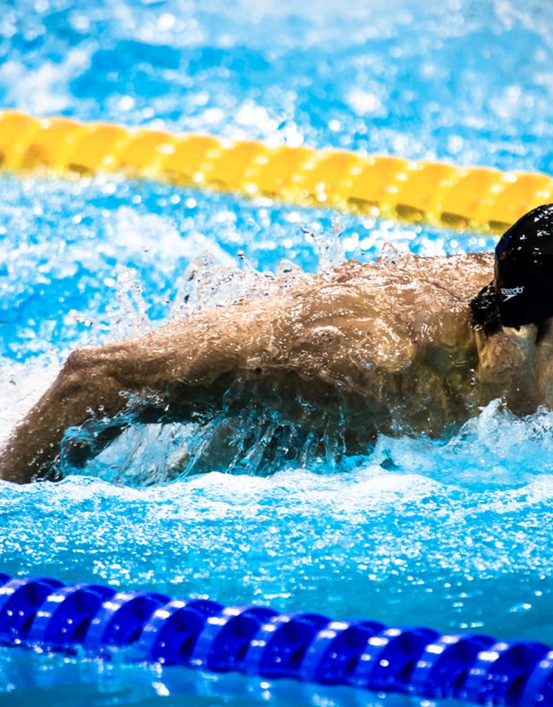 stoltman Michael Phelps, Competing in the 200 meter Butterfly at the London Olympics by Adam Stoltman