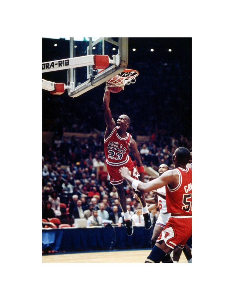 stoltman Michael Jordan, Chicago Bulls, 1989 by Adam Stoltman