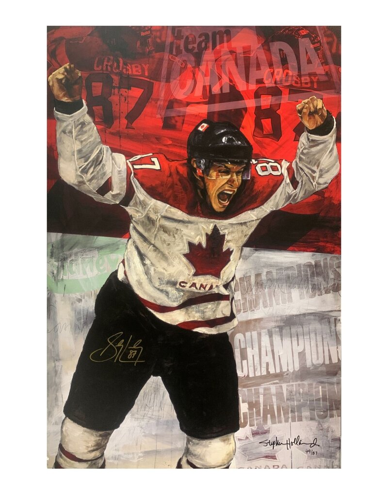 Holland Crosby, The Golden Goal by Stephen Holland (Signed by Crosby)