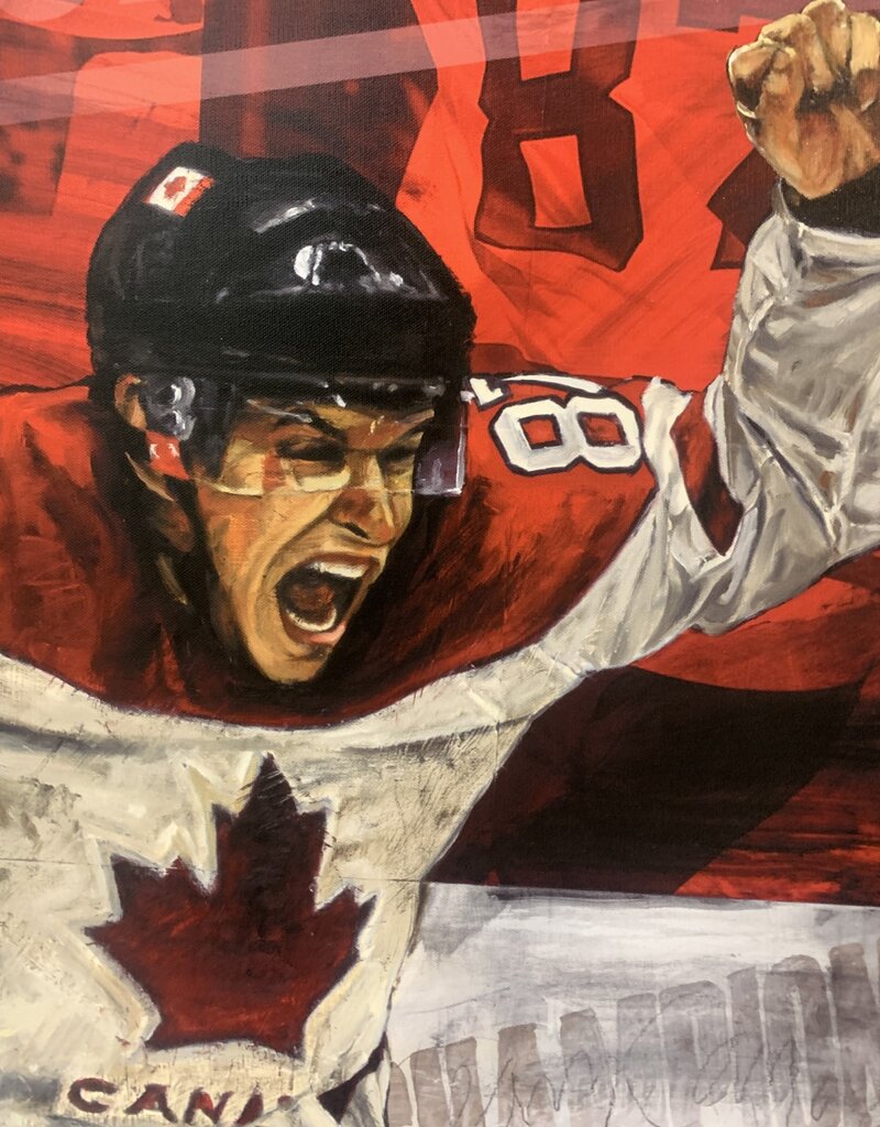Holland Crosby, The Golden Goal by Stephen Holland (Signed by Crosby)