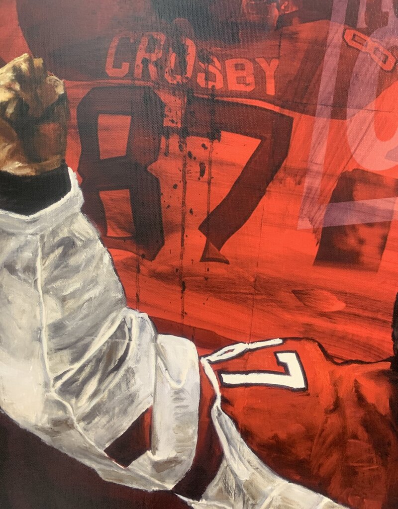 Holland Crosby, The Golden Goal by Stephen Holland (Signed by Crosby)