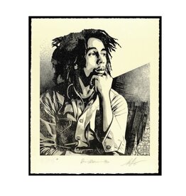 Fairey Bob Marley 40th I (Soul Rebel) Dennis Morris by Shepard Fairey