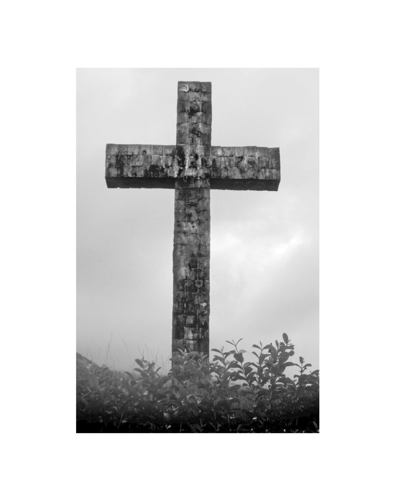 Fleetwood The Cross in Hana (B&W) by Mick Fleetwood