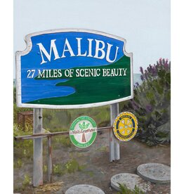 Alyssa Crosby Malibu Gateway Sign by Alyssa Crosby