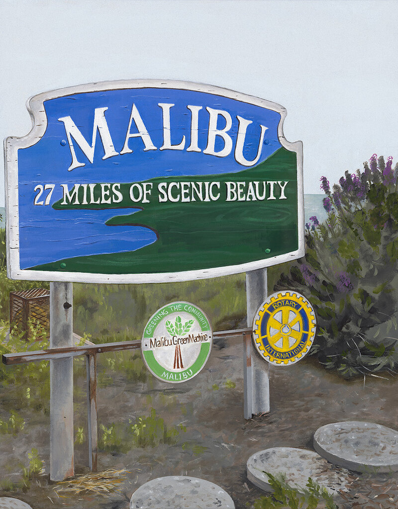 Alyssa Crosby Malibu Gateway Sign by Alyssa Crosby