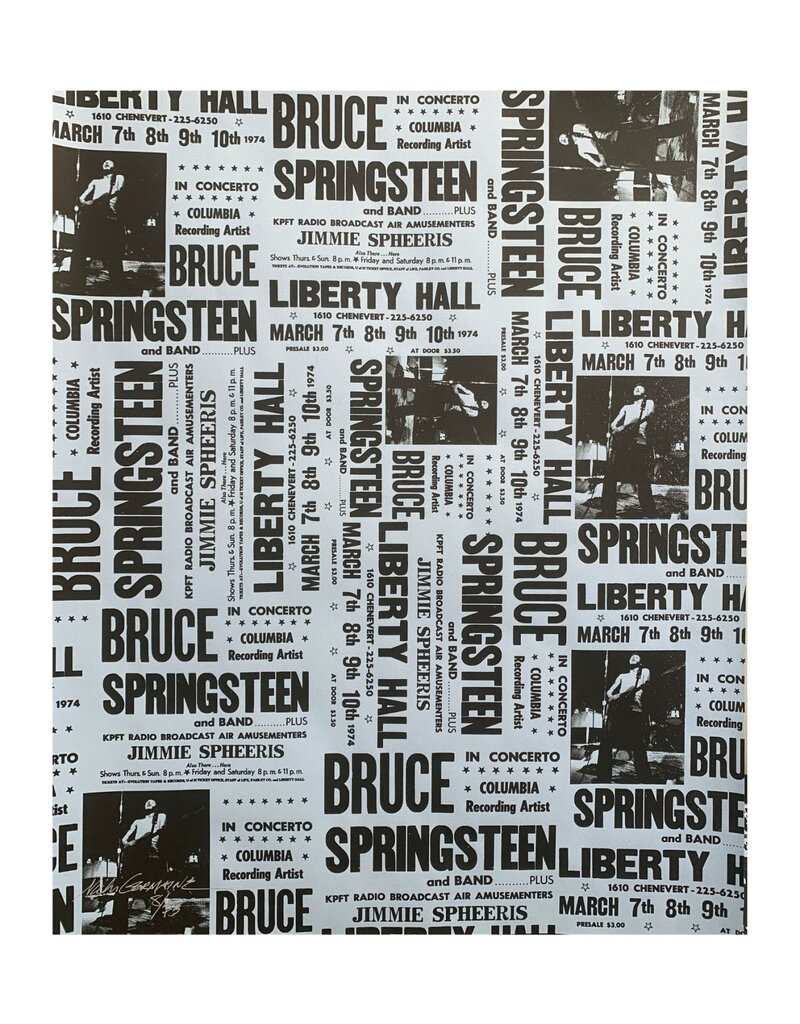 Springsteen Liberty Hall Show Prints by Nicki Germaine