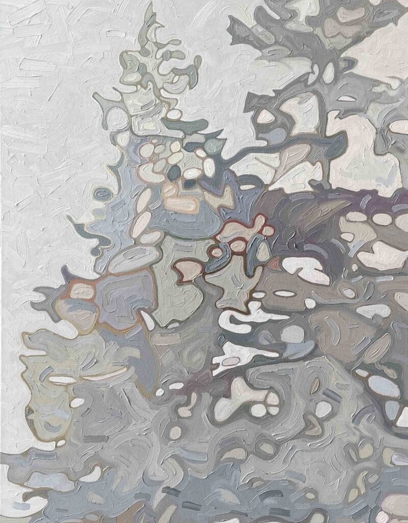 Grieve Foggy Tree Top 7 (Original) by David Grieve