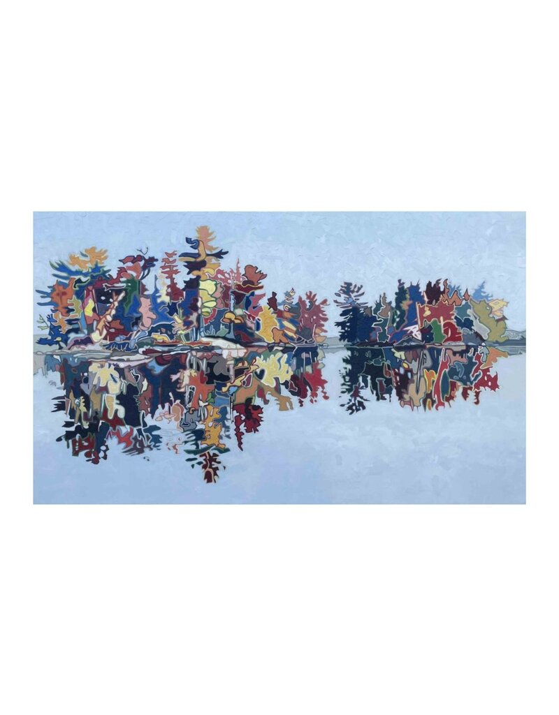 Grieve Three Sisters Reflection (Original) by David Grieve