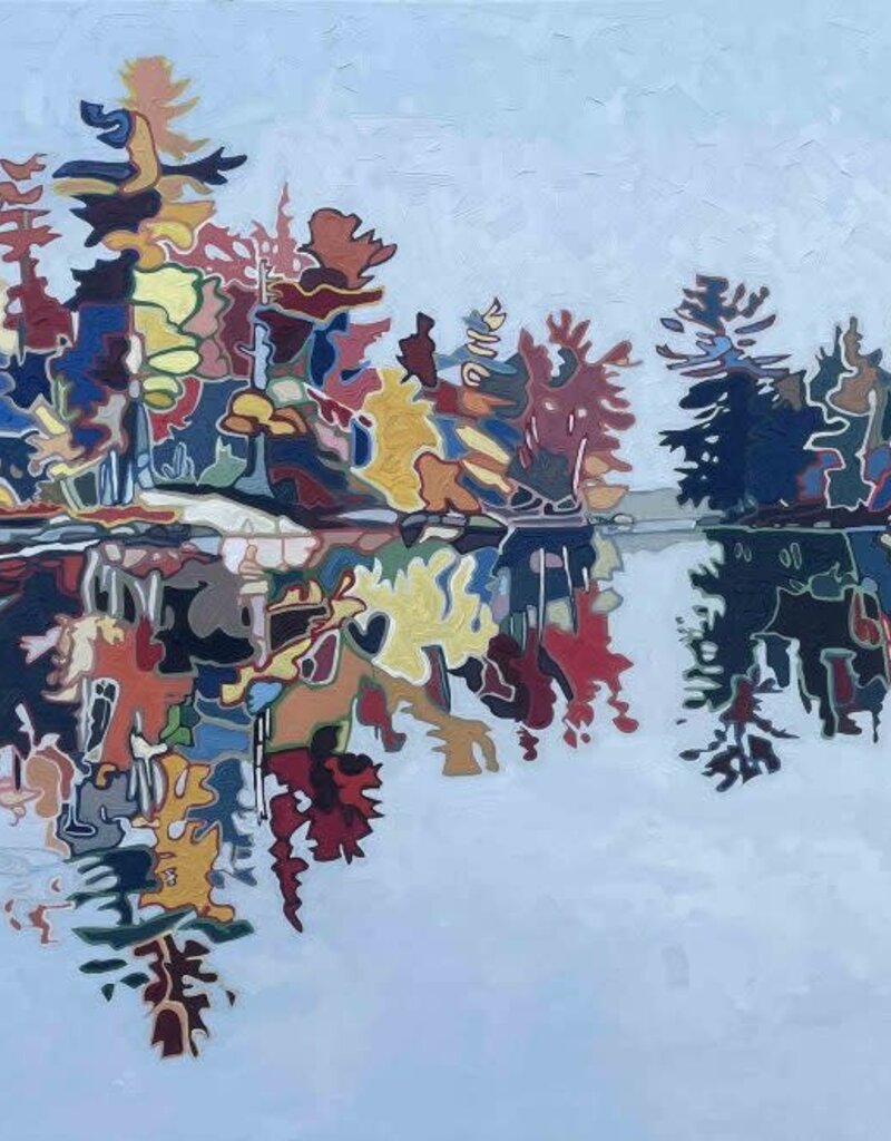 Grieve Three Sisters Reflection (Original) by David Grieve