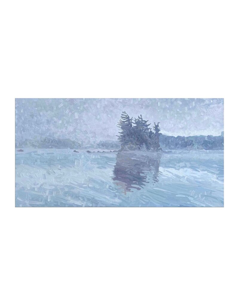 Grieve Gull Rock Shuffle 1 (Original) by David Grieve