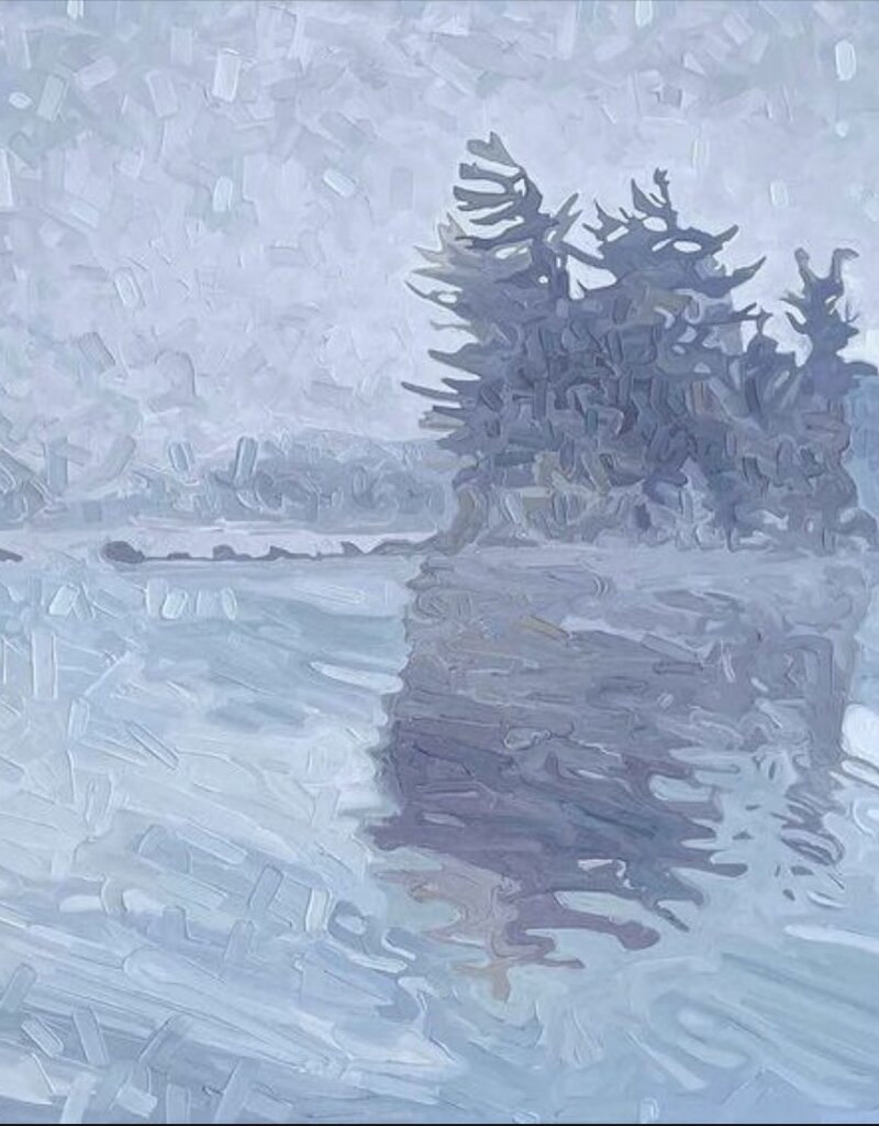 Grieve Gull Rock Shuffle 1 (Original) by David Grieve