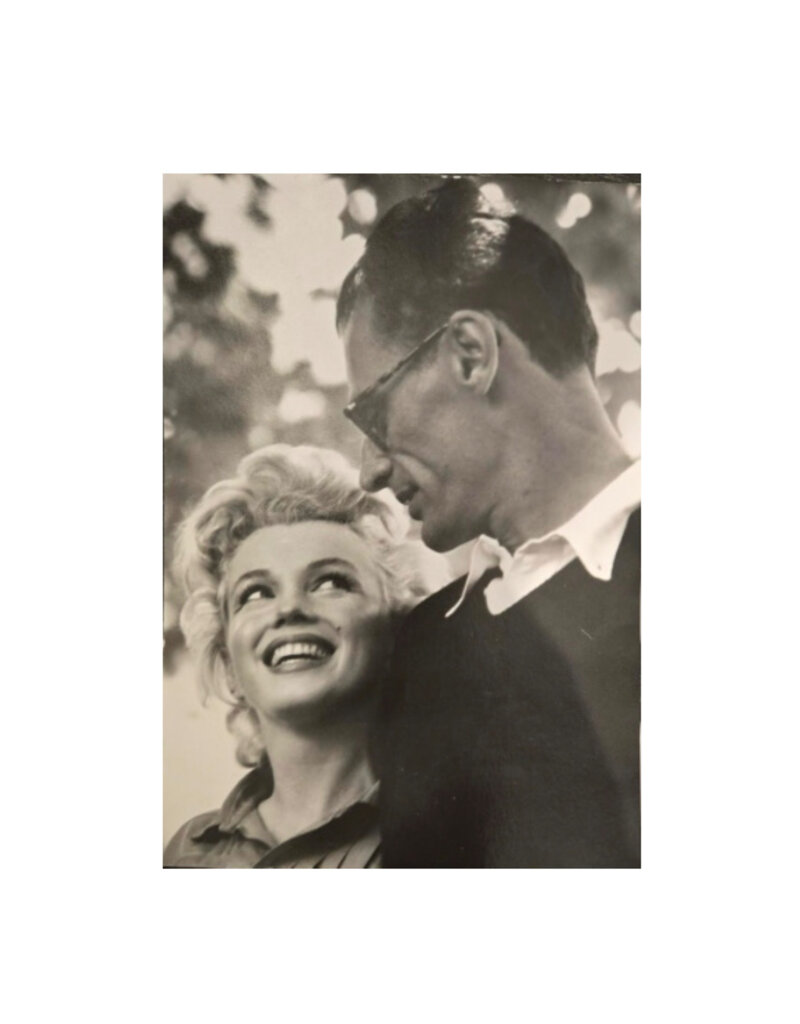 Heyman Connecticut. Marilyn Monroe and Arthur Miller, 1956 By Ken Heyman