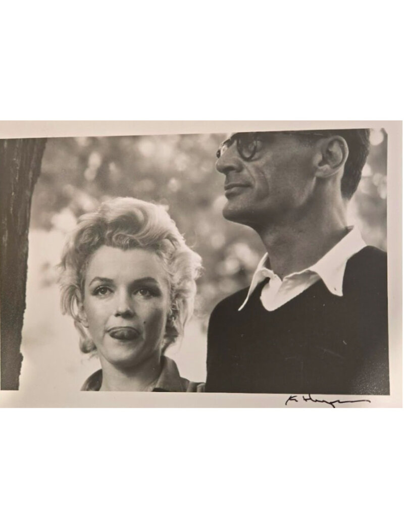 Heyman Marilyn Monroe and Arthur Miller. 1956. Connecticut