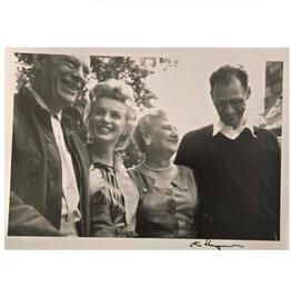 Heyman Marilyn With Arthur Miller’s Parents By Ken Heyman