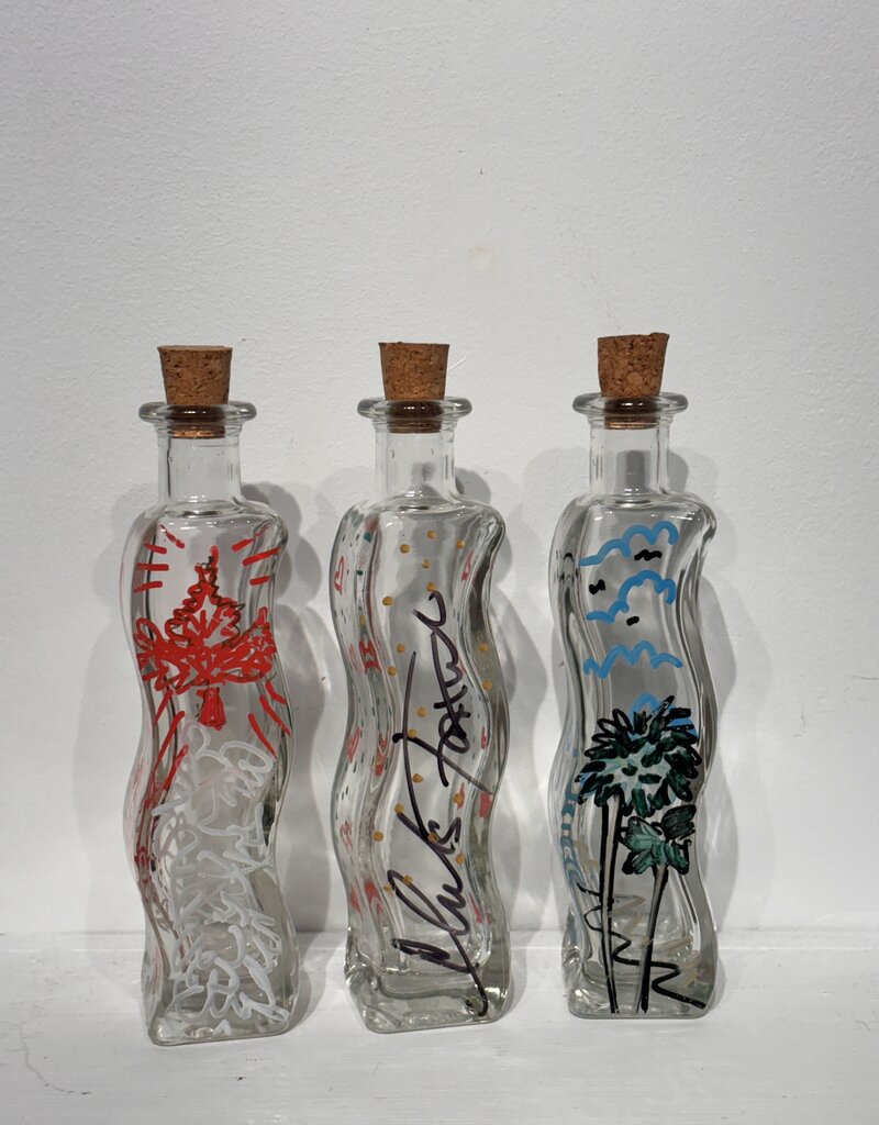 Fazzino Painted Perfume bottles